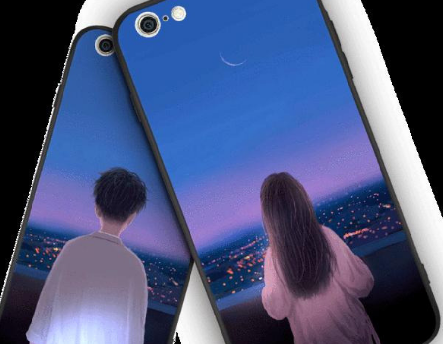 Boy and Girl Night View Couples Phone Case