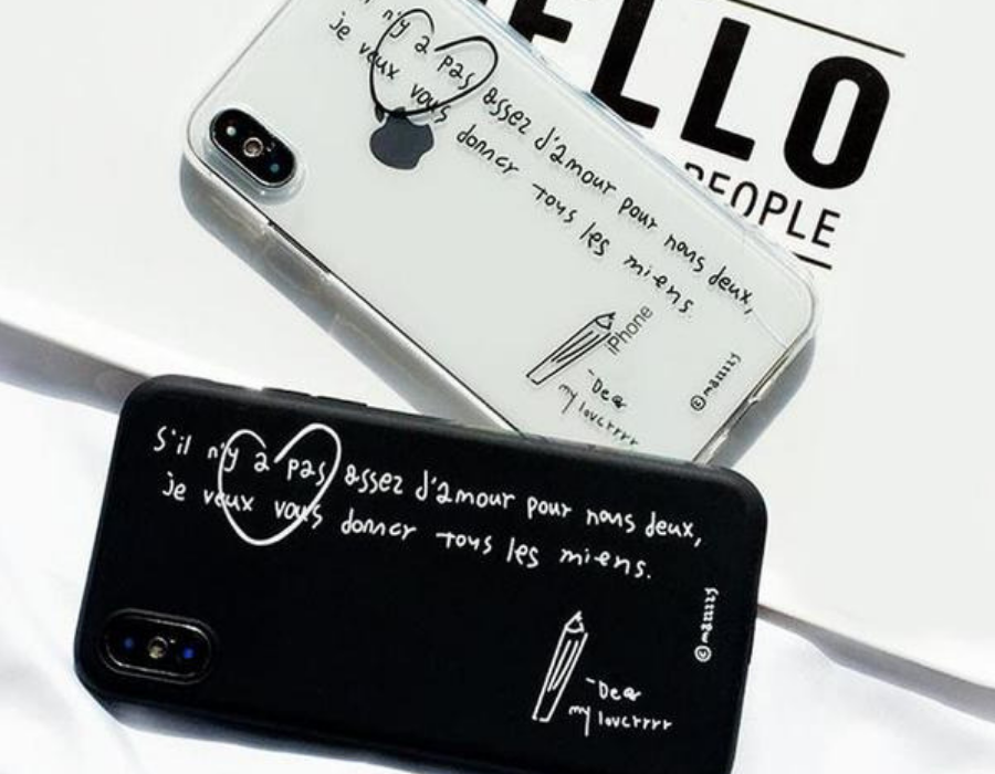Love Letter Heart Couples Phone Case
