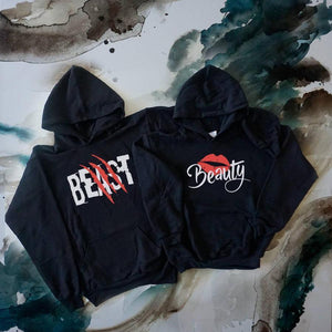 Beauty & Beast Hoodies - Valentine's Day Special
