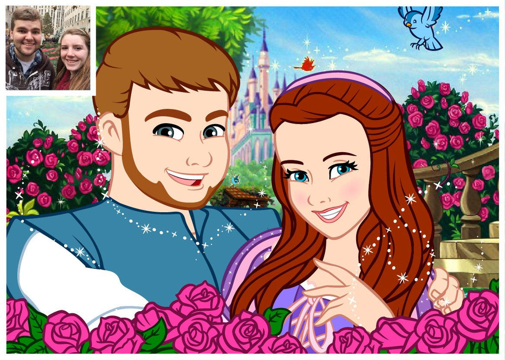 Couple Art Photo - Turn Your Photos Into CARTOON CHARACTERS - Cartoon Face 2