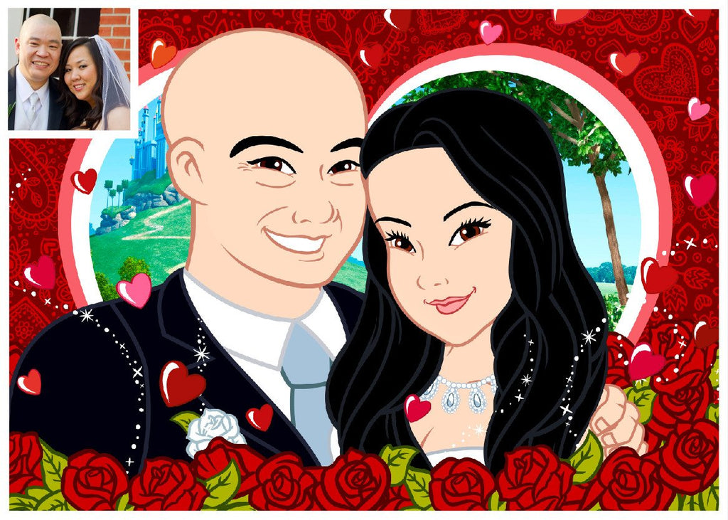 Couple Art Photo - Turn Your Photos Into CARTOON CHARACTERS - Cartoon Face 2
