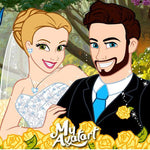 Couple Art Photo - YOUR OWN CARTOON CHARACTER PHOTO - Basic Couple Portrait