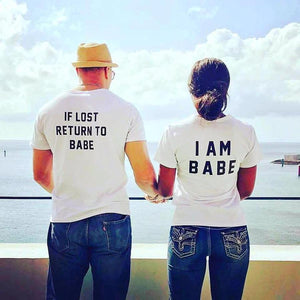 If Lost Return To Babe Shirts - Valentine's Day Special