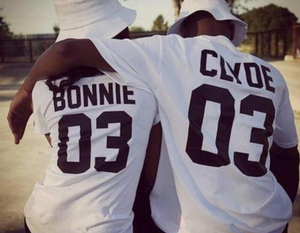 Bonnie & Clyde Couple Shirts