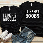Muscles & Boobs Shirts - Valentine's Day Special