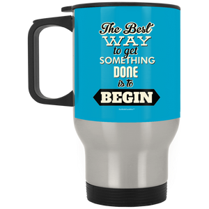 BarBelle EverAfter™ Silver Stainless Travel Mug