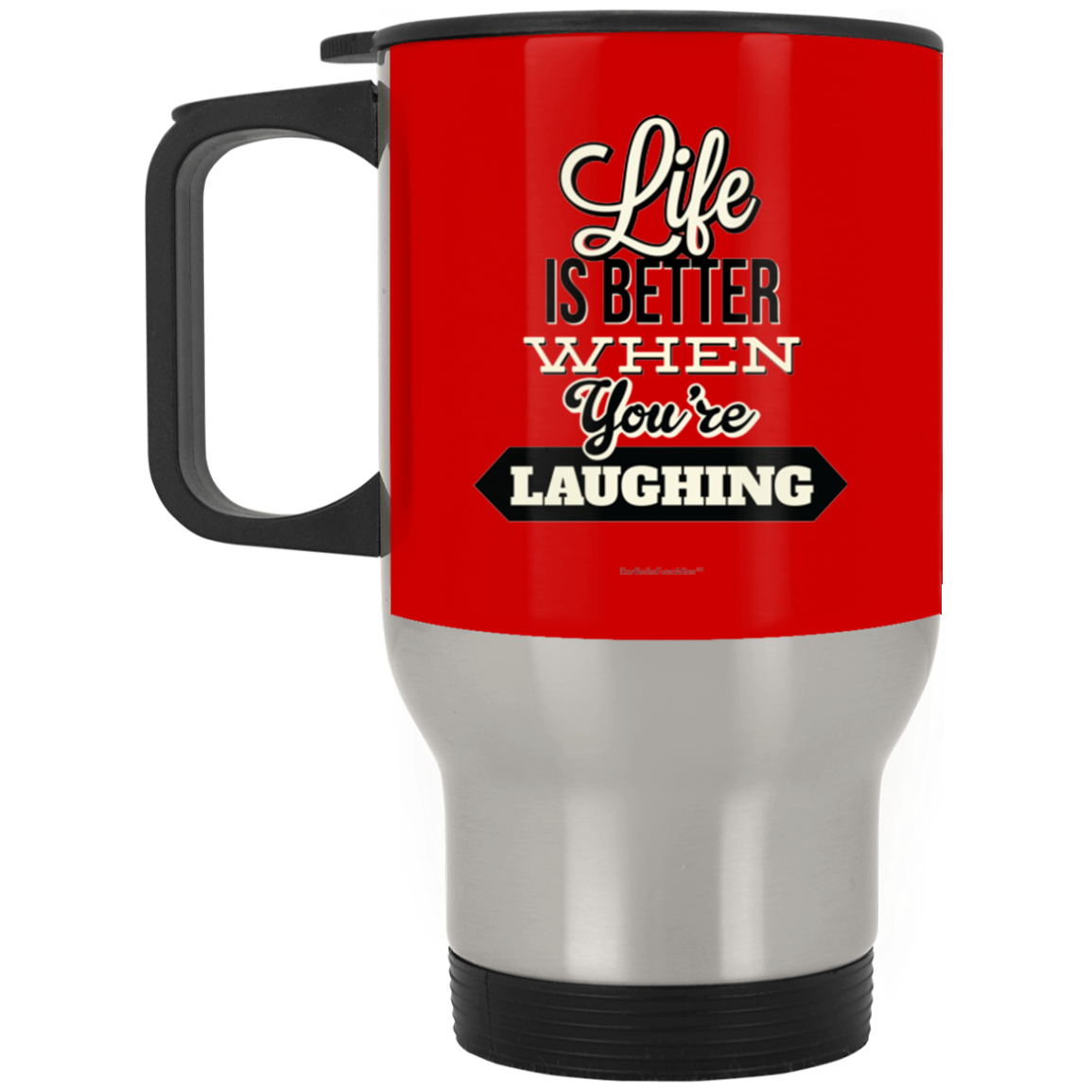 BarBelle EverAfter™ Silver Stainless Travel Mug
