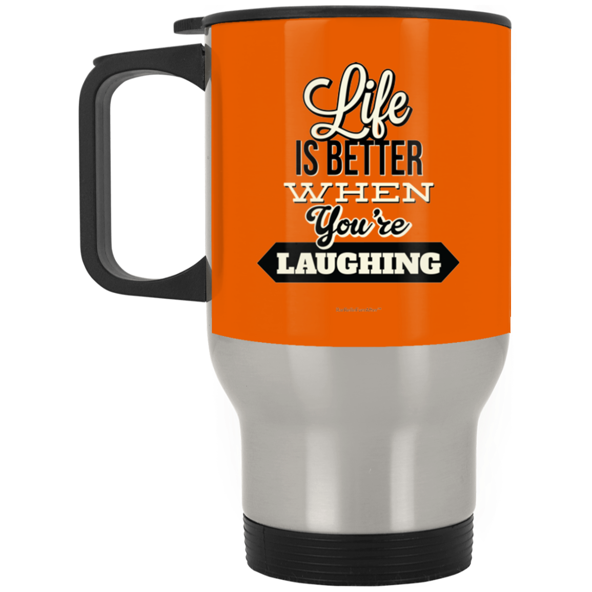 BarBelle EverAfter™ Silver Stainless Travel Mug