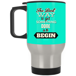 BarBelle EverAfter™ Silver Stainless Travel Mug