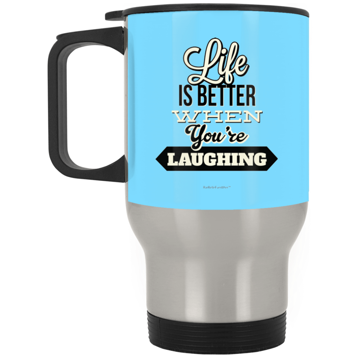 BarBelle EverAfter™ Silver Stainless Travel Mug