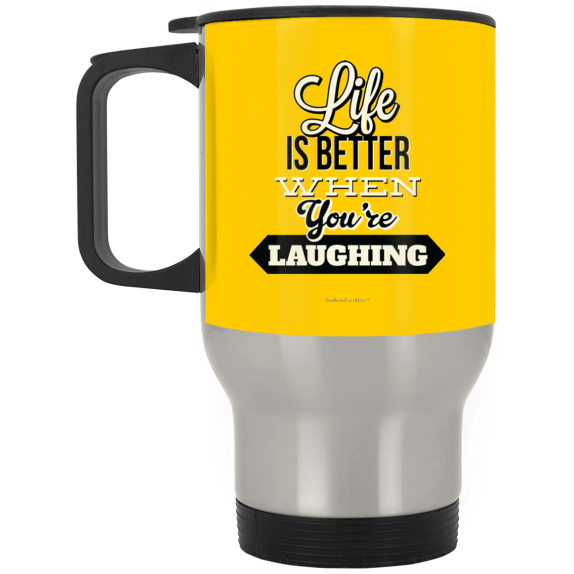 BarBelle EverAfter™ Silver Stainless Travel Mug