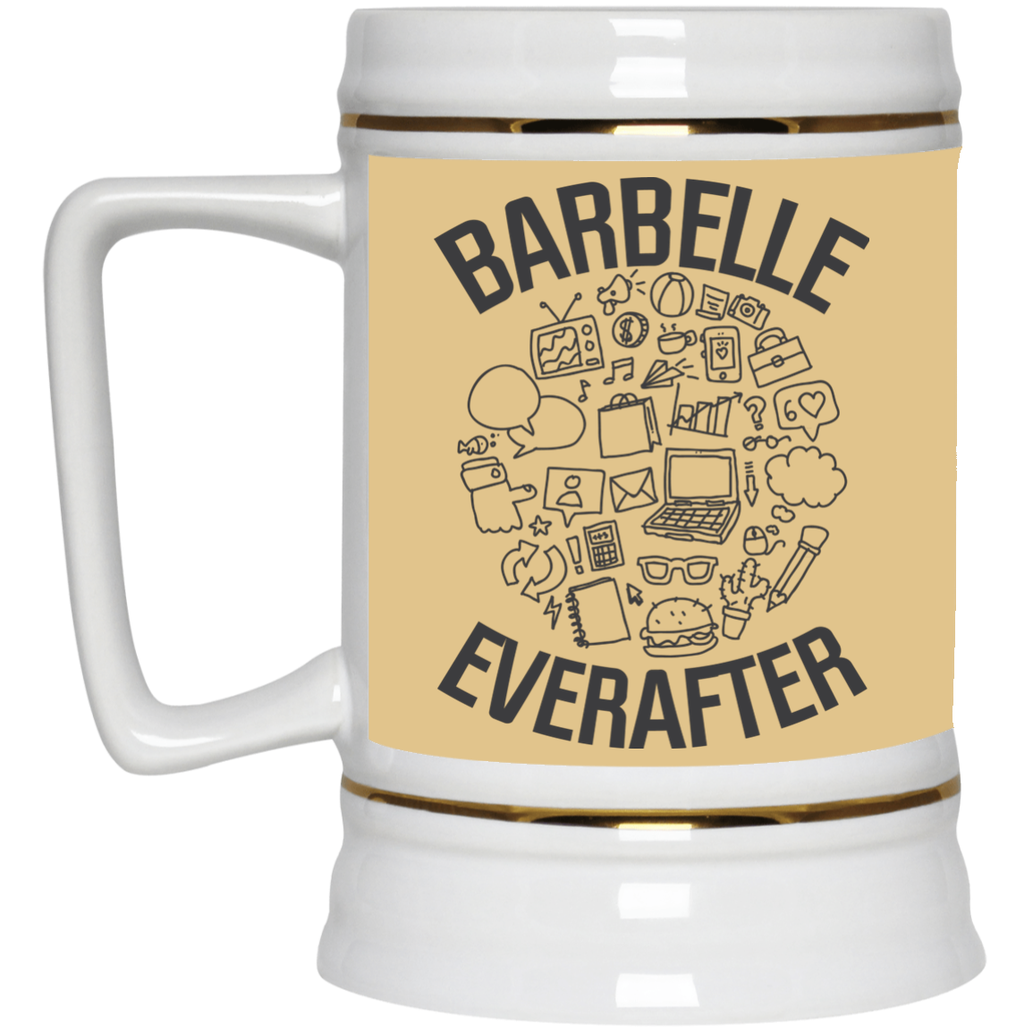 BarBelle EverAfter™ Beer Stein 22oz.