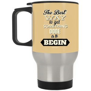 BarBelle EverAfter™ Silver Stainless Travel Mug