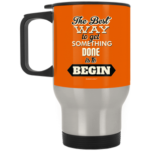 BarBelle EverAfter™ Silver Stainless Travel Mug
