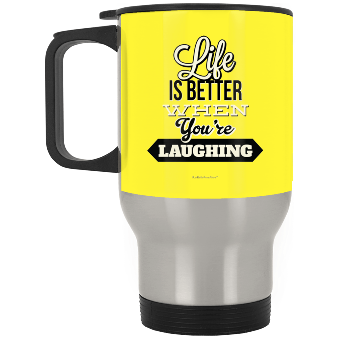 BarBelle EverAfter™ Silver Stainless Travel Mug