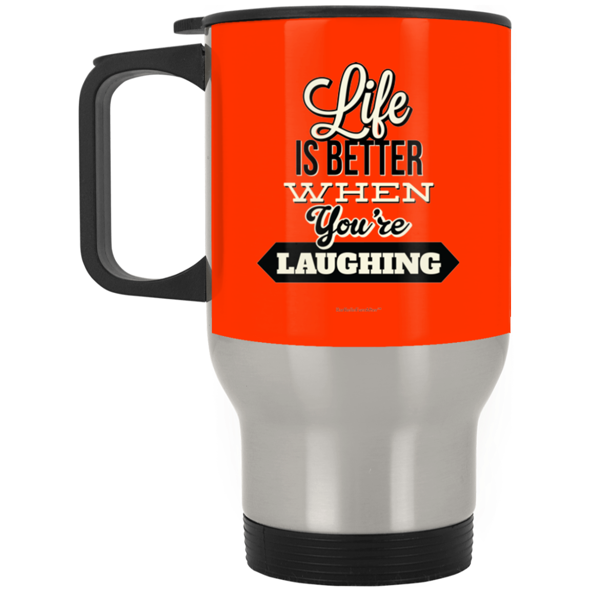 BarBelle EverAfter™ Silver Stainless Travel Mug