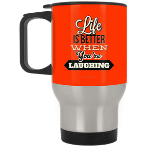 BarBelle EverAfter™ Silver Stainless Travel Mug