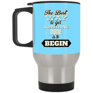 BarBelle EverAfter™ Silver Stainless Travel Mug