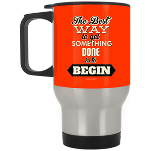 BarBelle EverAfter™ Silver Stainless Travel Mug