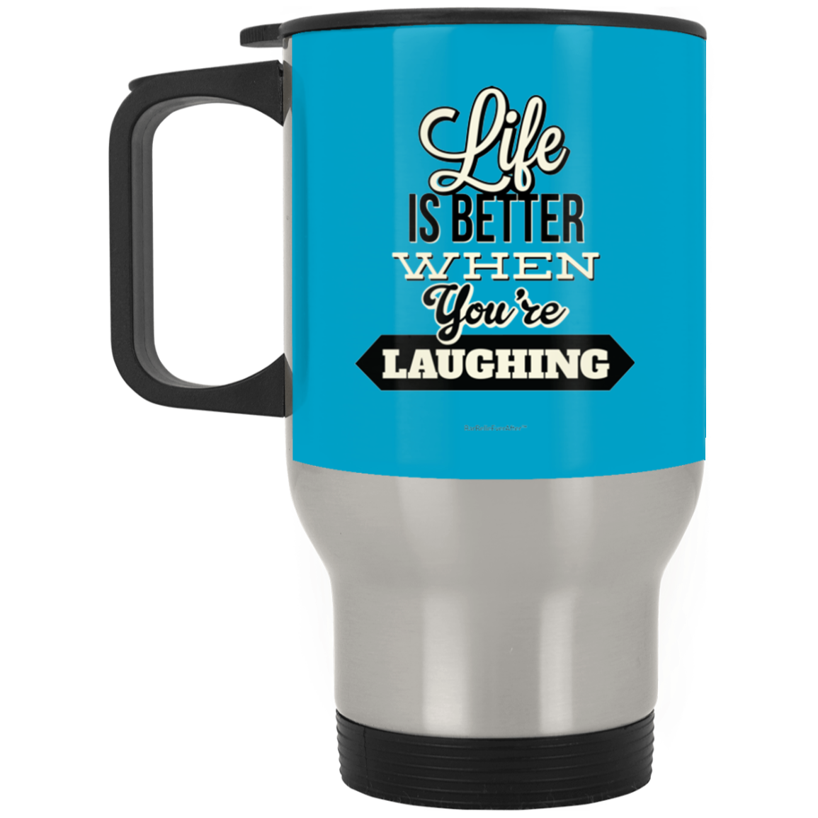 BarBelle EverAfter™ Silver Stainless Travel Mug