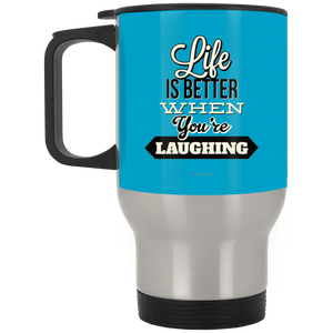 BarBelle EverAfter™ Silver Stainless Travel Mug