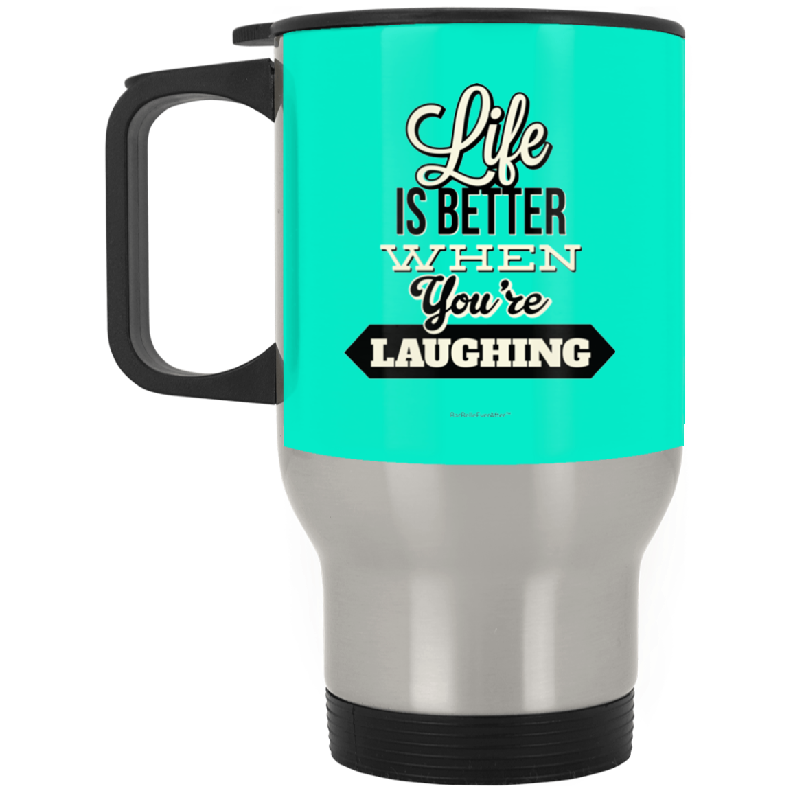 BarBelle EverAfter™ Silver Stainless Travel Mug