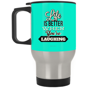 BarBelle EverAfter™ Silver Stainless Travel Mug