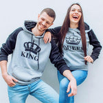 Heather - King Queen Hoodies - Valentine's Day Special