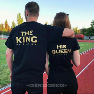 Black King & Queen Shirts - Valentine's Day Special