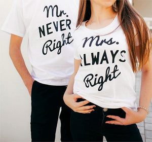 Mr & Mrs Always Right Shirts