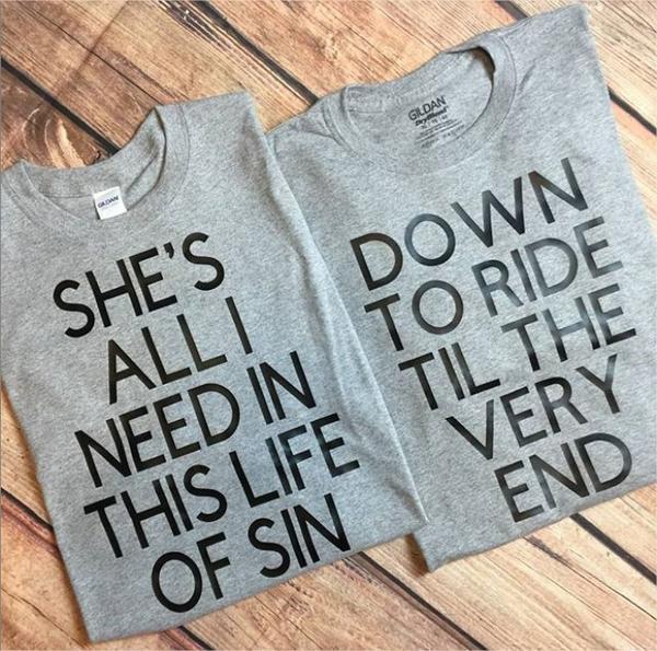Life of Sins Shirts - Valentine's Day Special