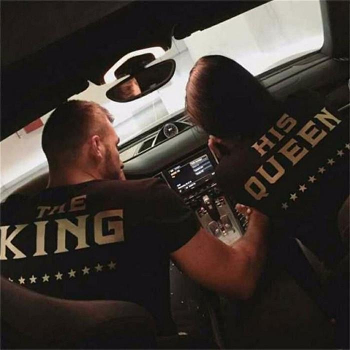 Black King & Queen Shirts - Valentine's Day Special