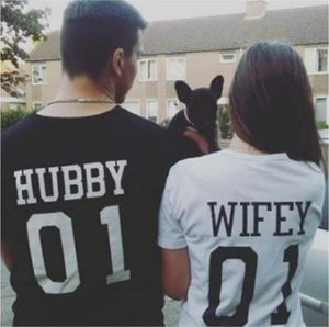 Wifey & Hubby 01 Shirts - Valentine's Day Special