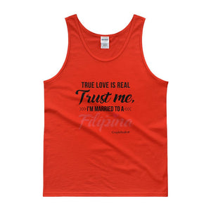 "Original Men's Top Tank Shirt Apparel "I'm Married To A Filipina"