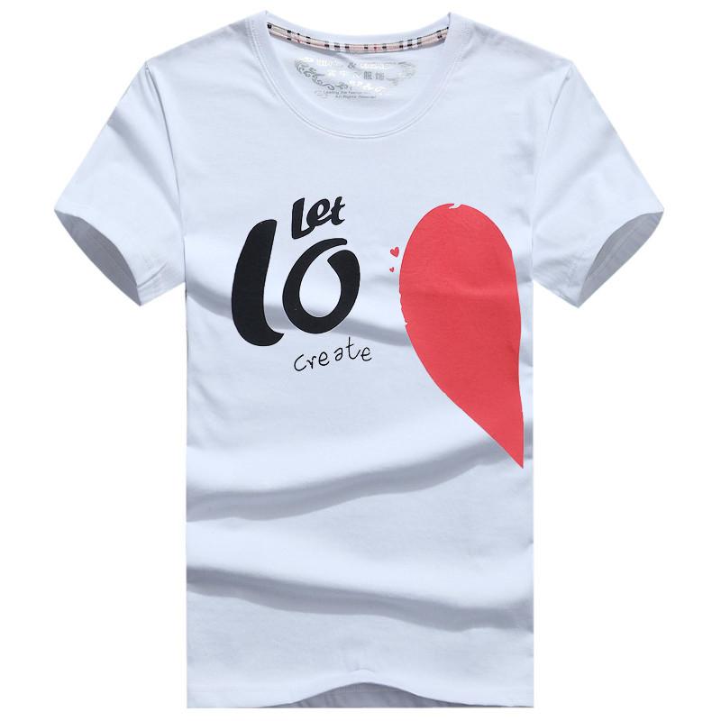 Heart Shape Love Couple Shirt