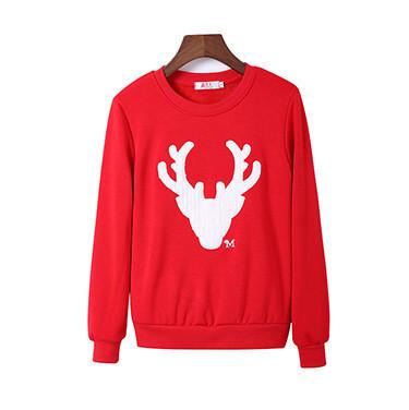 Deer Print Family Matching Sweatshirts