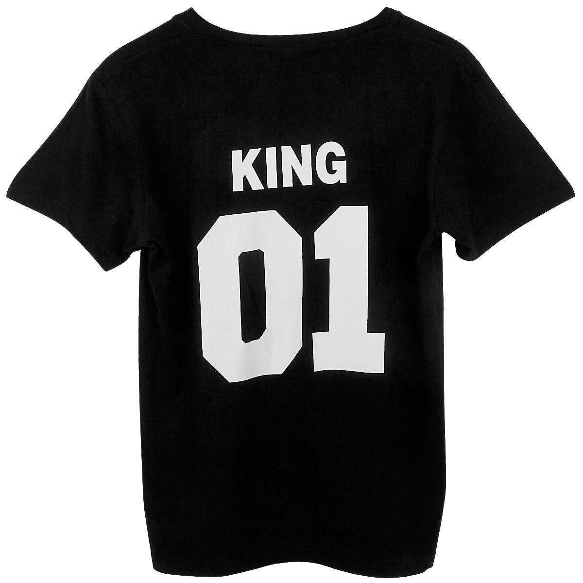 Family Matching Black And White King & Queen Shirts