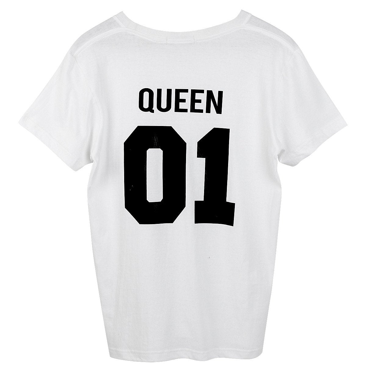 Family Matching Black And White King & Queen Shirts