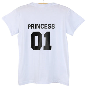 Family Matching Black And White King & Queen Shirts