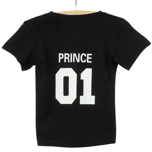 Family Matching Black And White King & Queen Shirts