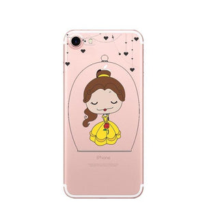 Beauty and the Beast Soft Silicone Couple Phone Case