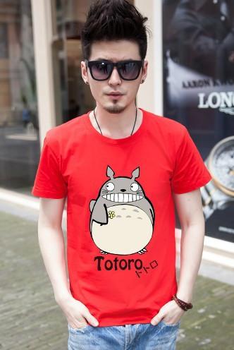 Totoro T shirt For Lovers Couple T shirt Clothing Cartoon Clothes For Men And Women T Shirt women tops for Free Shipping Brazil