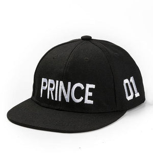 PRINCE PRINCESS Embroidery Couple Caps