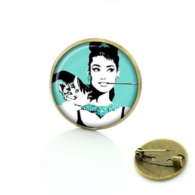 Beauty and the Beast Collection Vintage Fairytale Jewelry Brooch Marilyn Monroe Pins