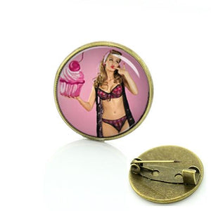 Beauty and the Beast Collection Vintage Fairytale Jewelry Brooch Marilyn Monroe Pins