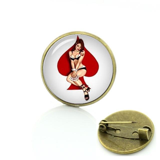 Beauty and the Beast Collection Vintage Fairytale Jewelry Brooch Marilyn Monroe Pins