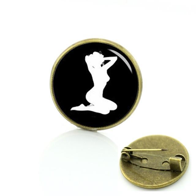Beauty and the Beast Collection Vintage Fairytale Jewelry Brooch Marilyn Monroe Pins