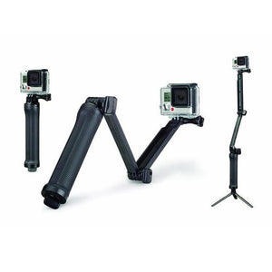 Universal Sports Camera Holder Waterproof 3 Way Monopod Grip Extension Arm Tripod Mount For Gopro hero Camera Accesories 51cm