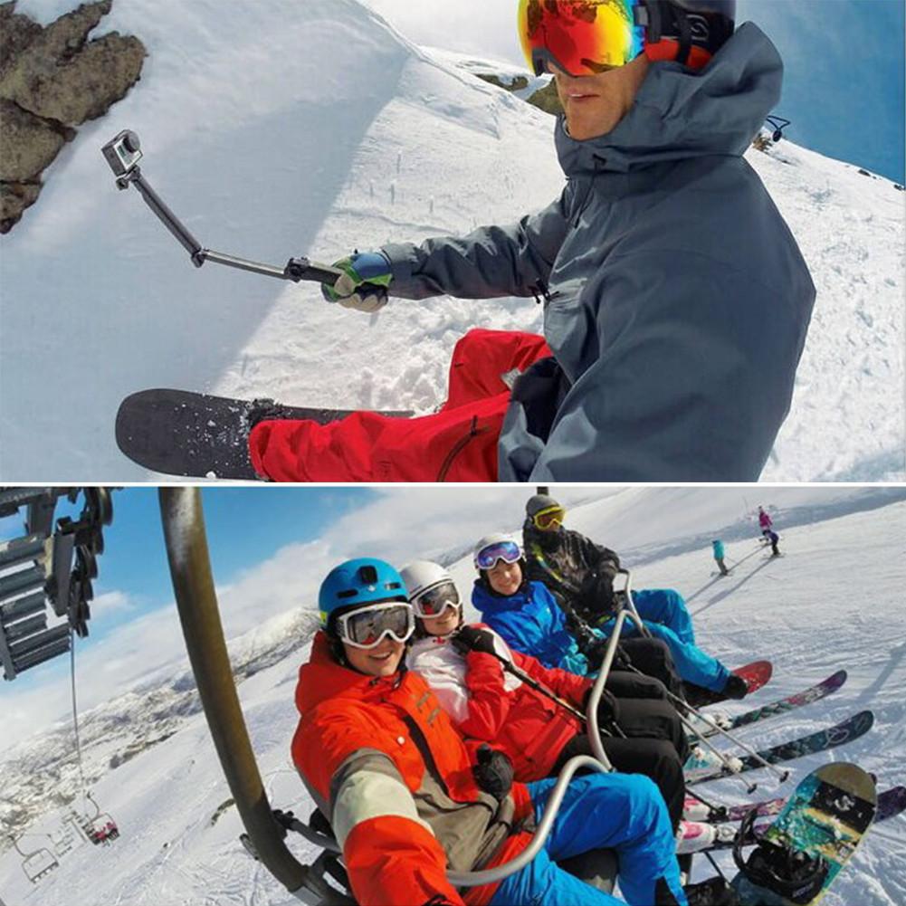 Universal Sports Camera Holder Waterproof 3 Way Monopod Grip Extension Arm Tripod Mount For Gopro hero Camera Accesories 51cm