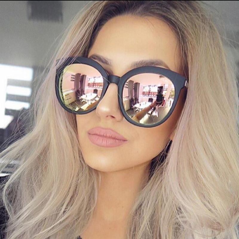 Fashion Couple Mirror Sunglasses Women Men Brand Designer 2017 Rose Gold High Quality Ladies Sunglasses Female Sun Glasses UV400